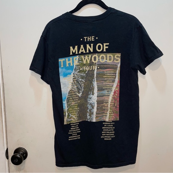 Justin Timberlake Music Concert Man Of The Woods Tour T-Shirt Size S - Picture 8 of 8